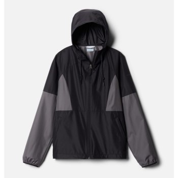 Columbia Side Hill Windbreaker, Chamarras Negros Grises Para Mujer | 951863-LVQ